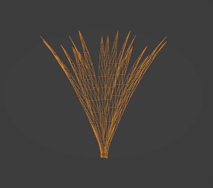 Tropical Plants Pack 10 Types No Transparency Low-Spec Friendly 3D model_12