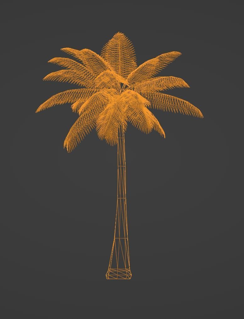 Tropical Plants Pack 10 Types No Transparency Low-Spec Friendly 3D model_39