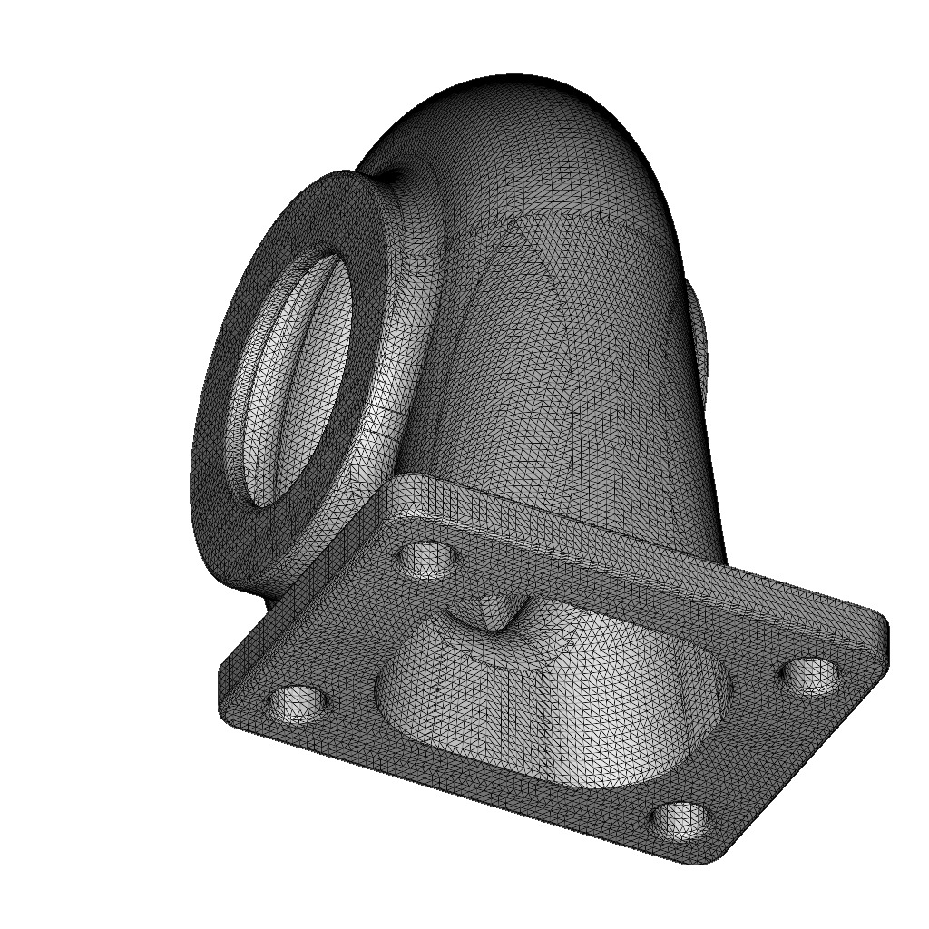 Cast Iron Turbine Housing 3D model 3D printable | CGTrader