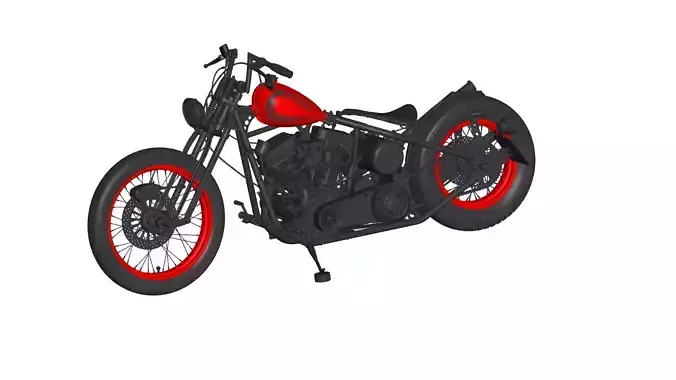 Bobber custom motorcycle