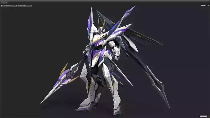 robot Low-poly 3D model