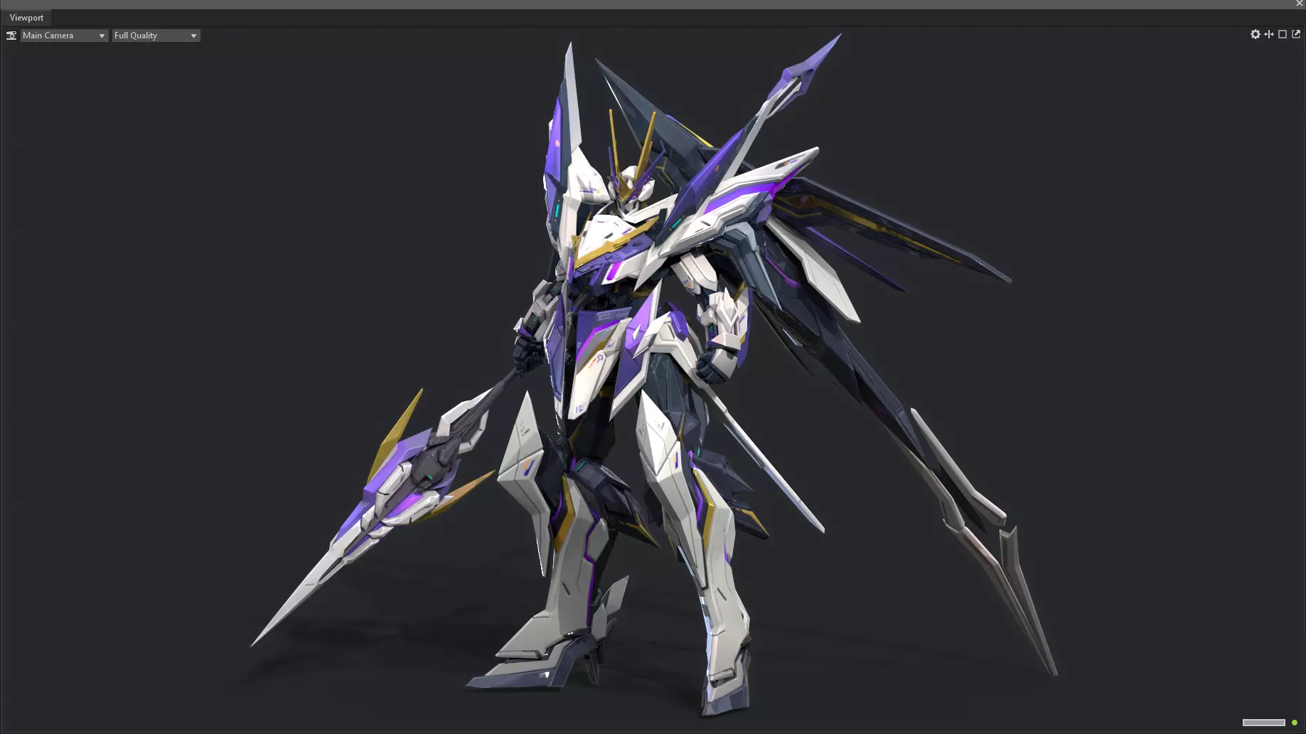 robot Low-poly 3D model_0