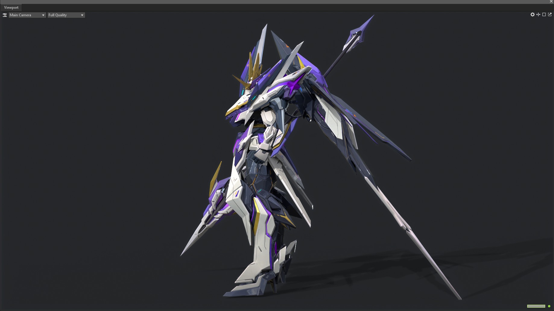 robot Low-poly 3D model_6