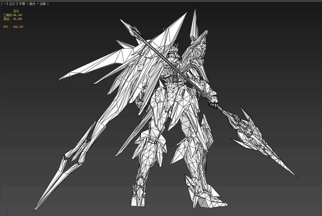 robot Low-poly 3D model_12