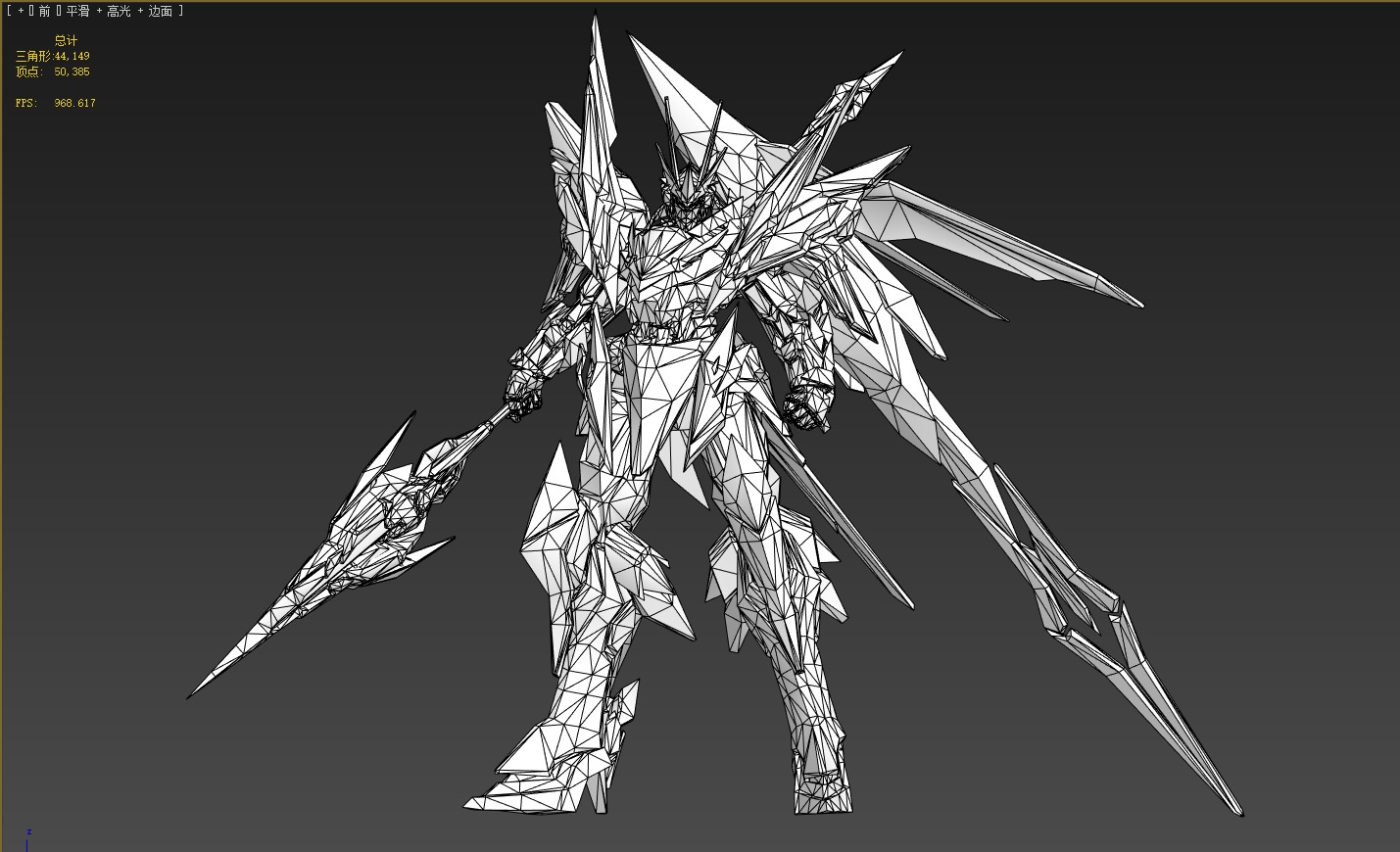 robot Low-poly 3D model_11