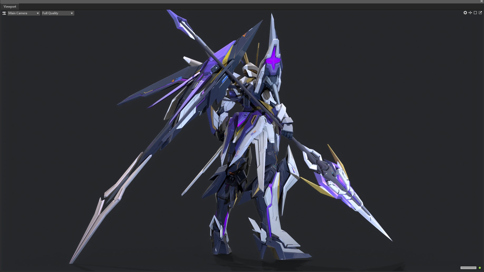 robot Low-poly 3D model_2