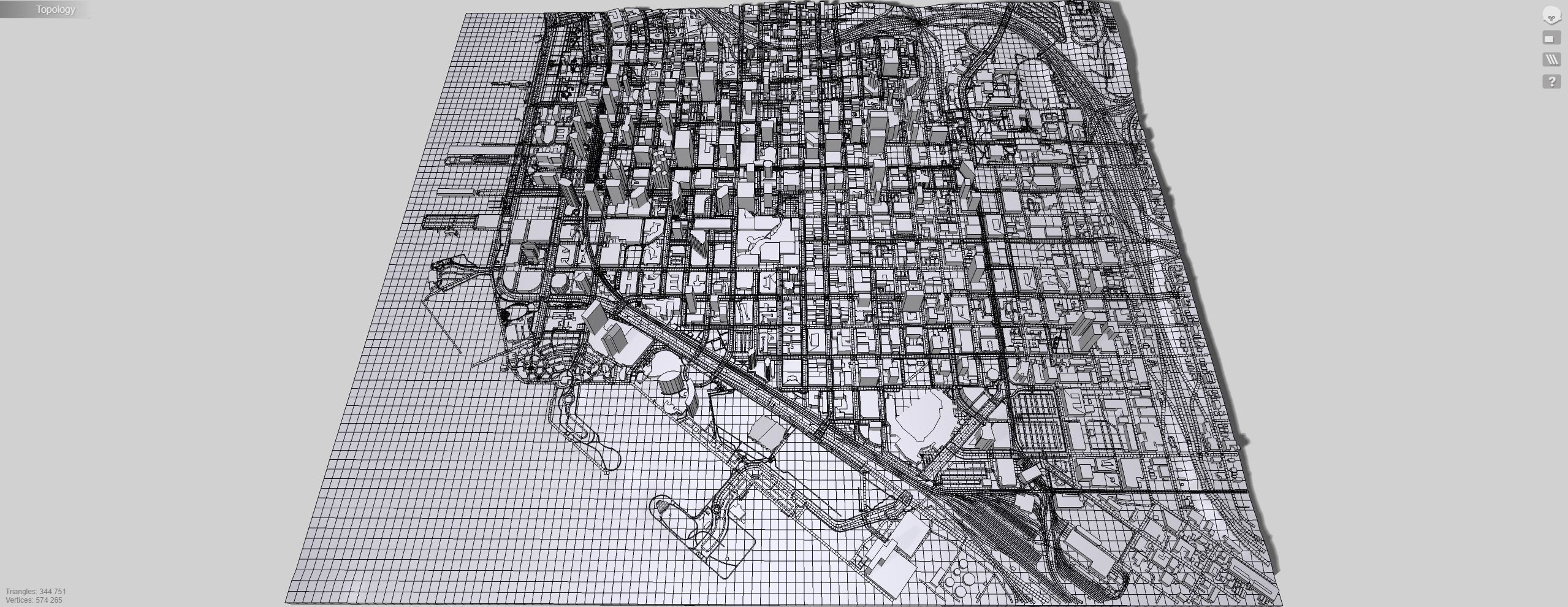 Cityscape San Diego California USA 3D model_17