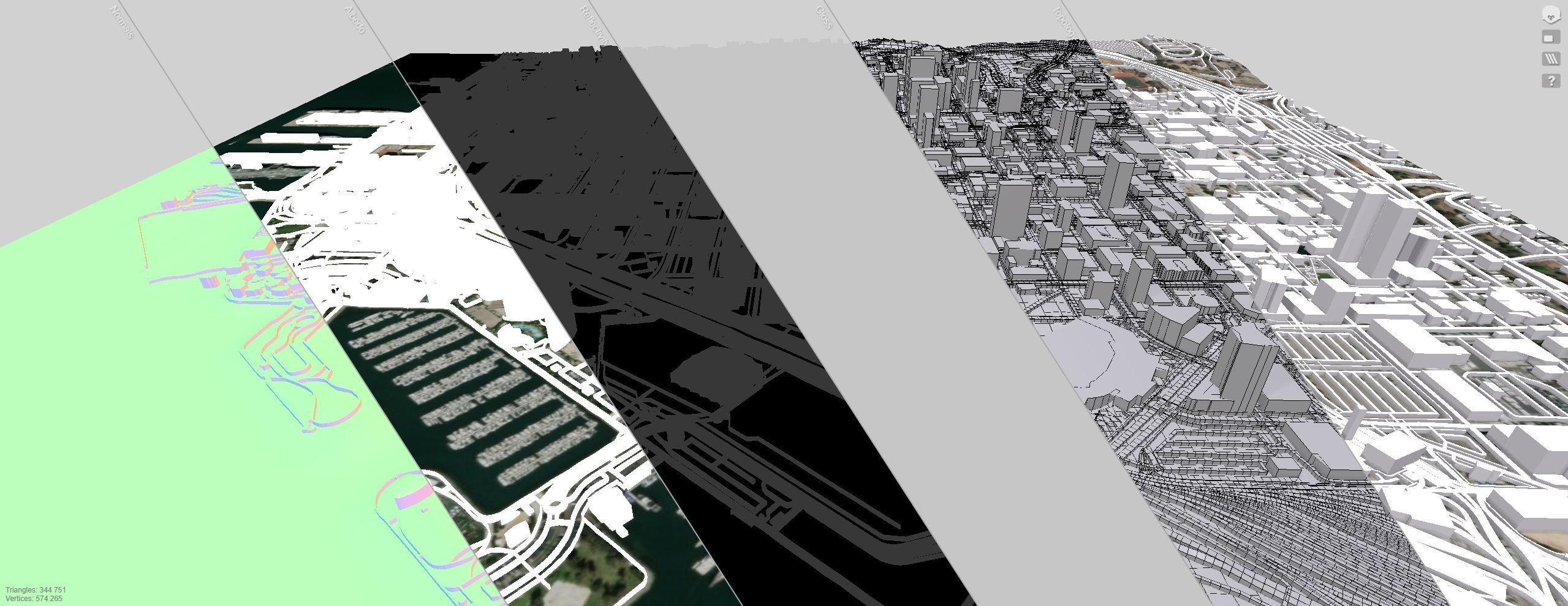 Cityscape San Diego California USA 3D model_14