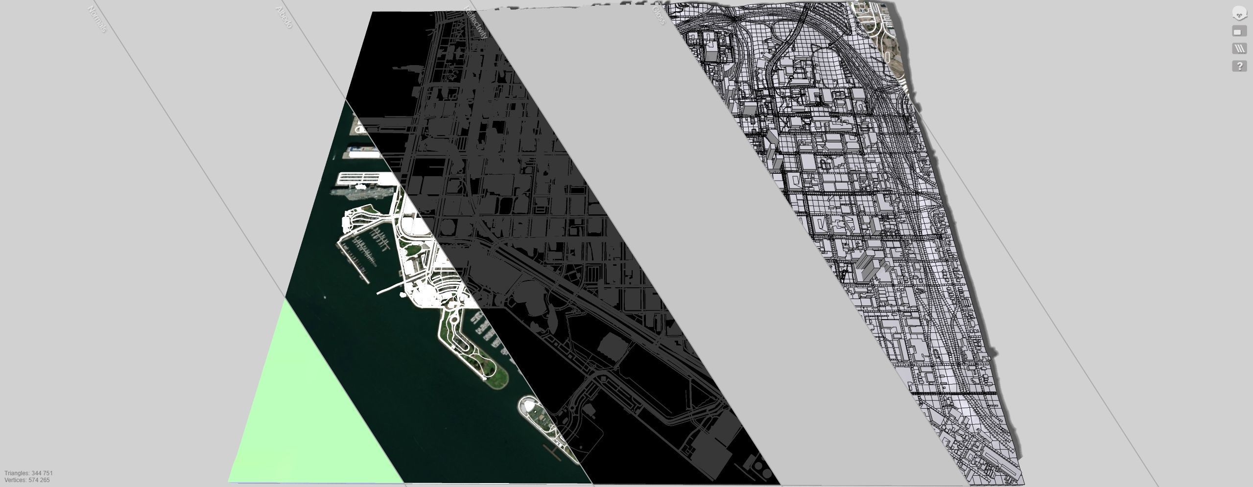 Cityscape San Diego California USA 3D model_16