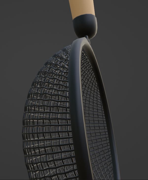 Strainer Low-poly 3D model_4