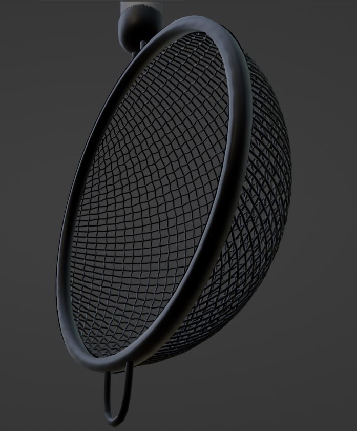Strainer Low-poly 3D model_2