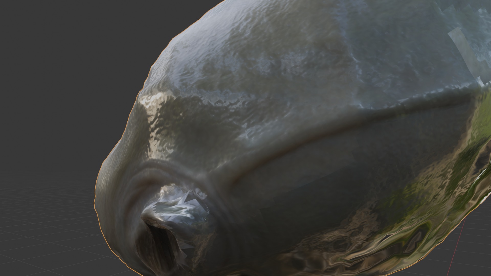 Realistic Alien  Malevolent Grey Low-poly 3D Model Low-poly 3D model_3