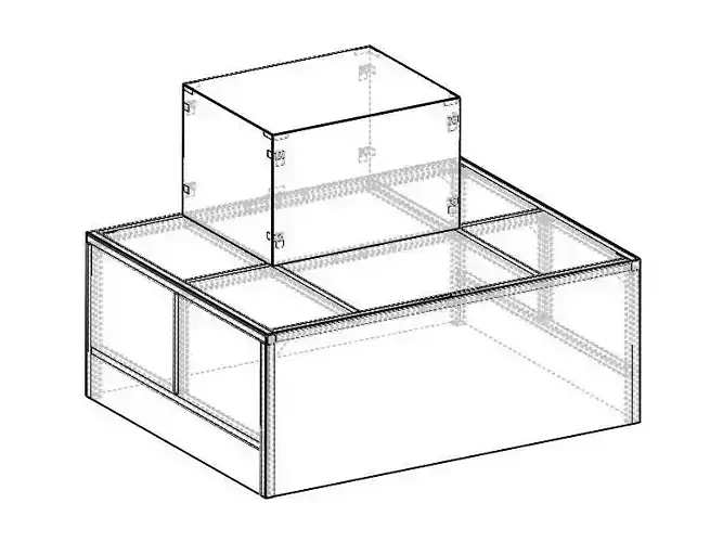  DISASSEMBLED TABLE STAND