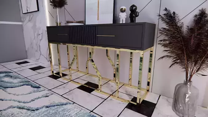 Console table minimalist 160 x 45 x 85 cm 