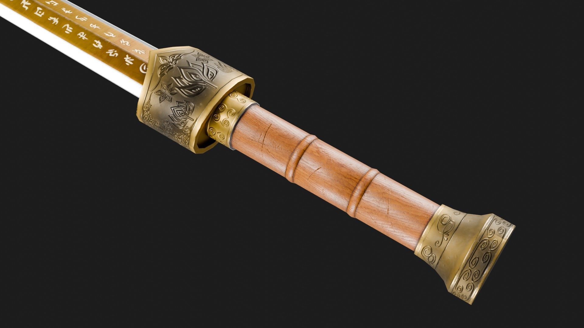 Sword Pack Low-poly 3D model_18