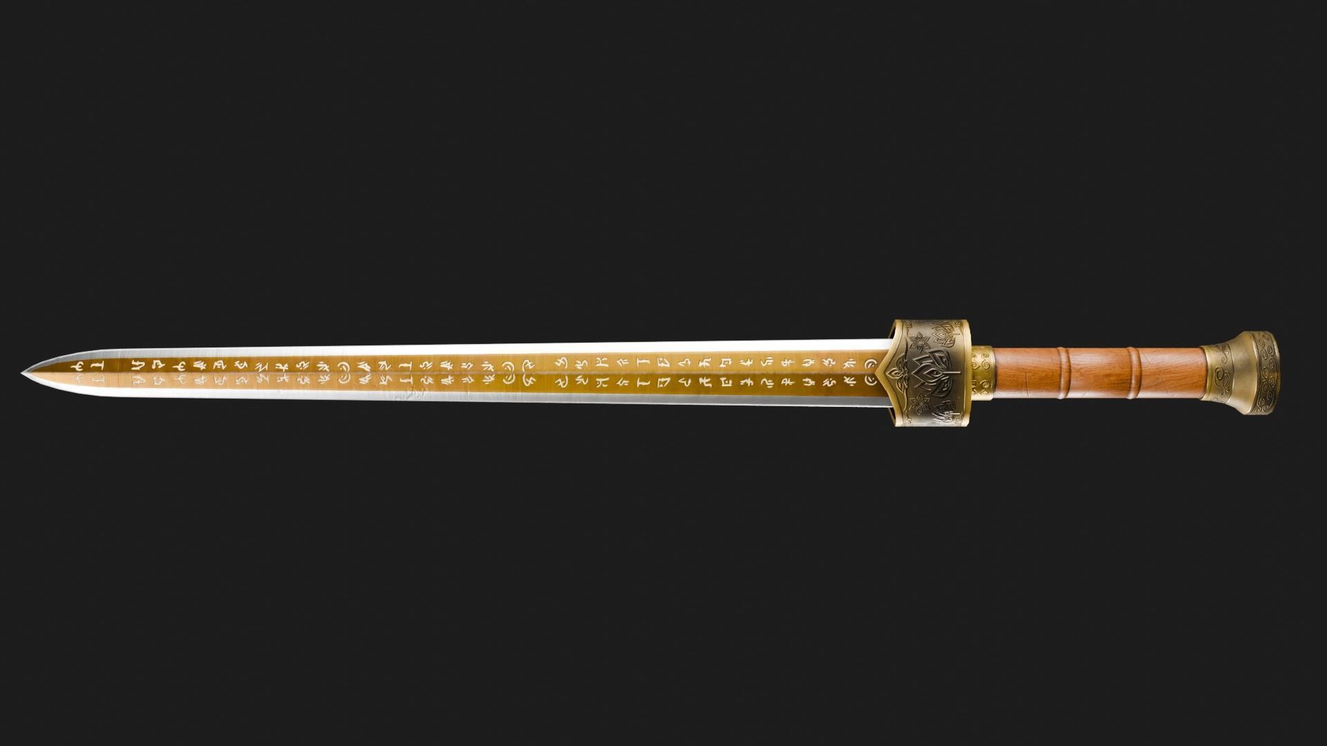 Sword Pack Low-poly 3D model_16