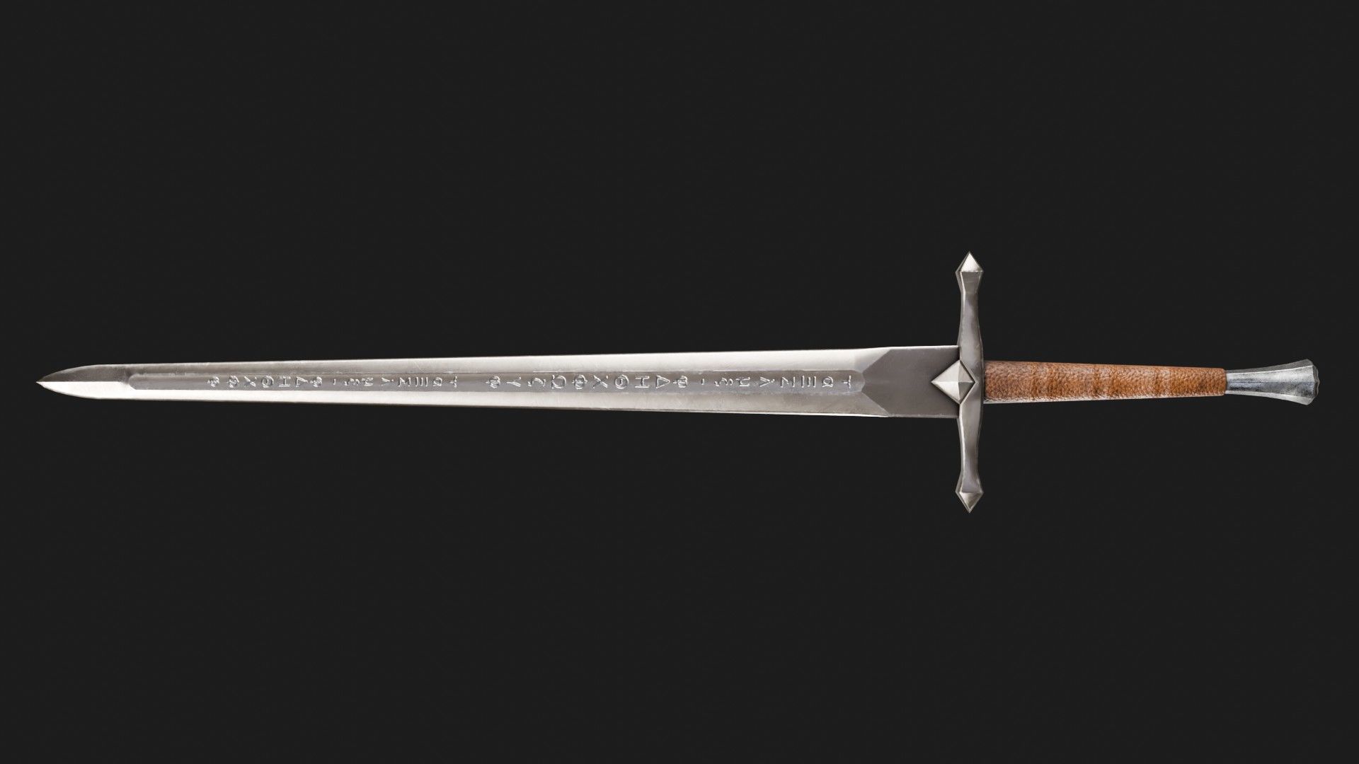 Sword Pack Low-poly 3D model_13