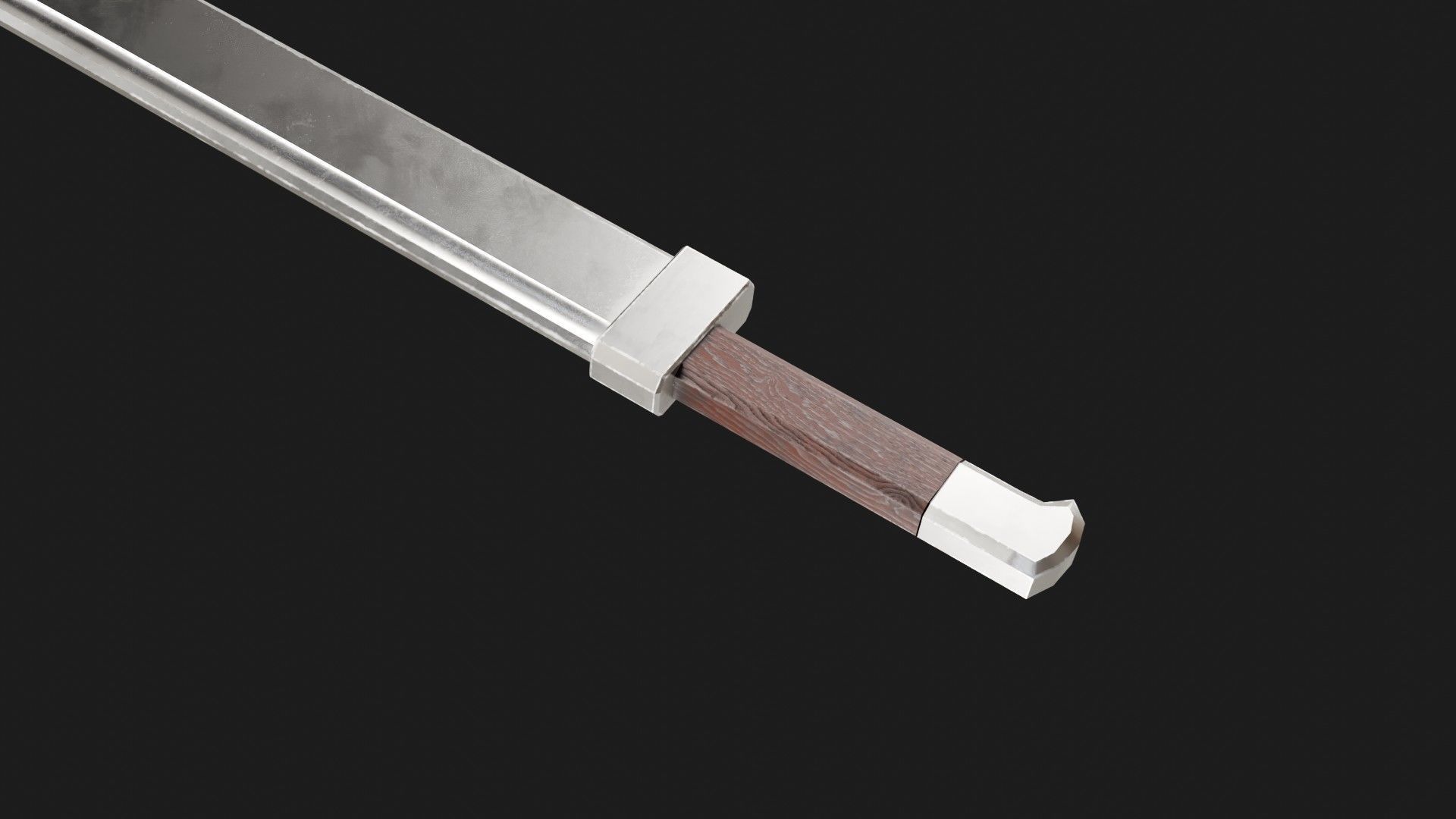 Sword Pack Low-poly 3D model_12