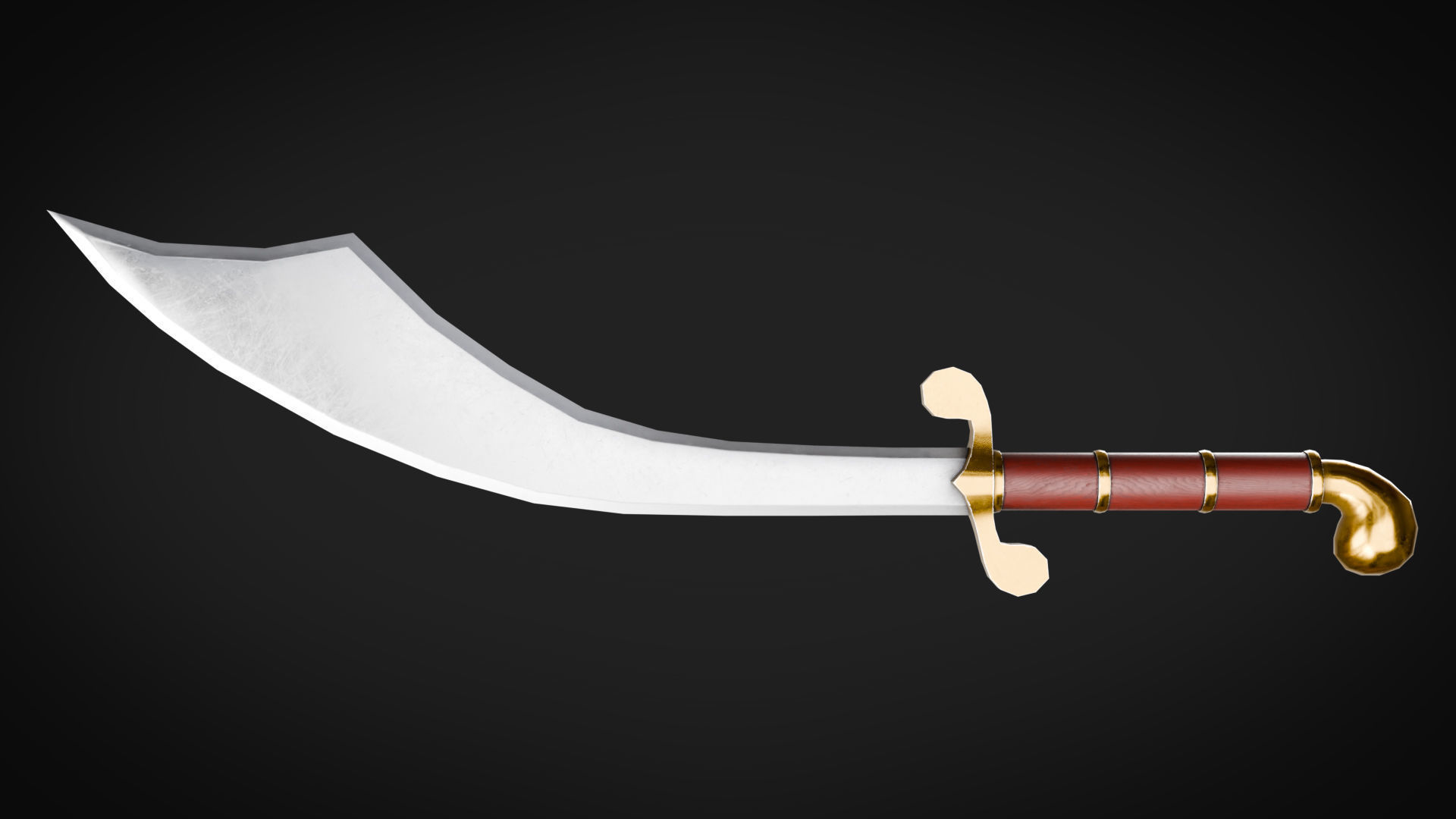 Sword Pack Low-poly 3D model_4