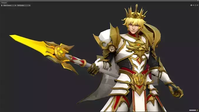 King prince 3D model