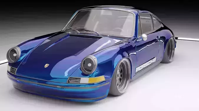 Porsche 911 Carrera 4S 50 Years 3D model