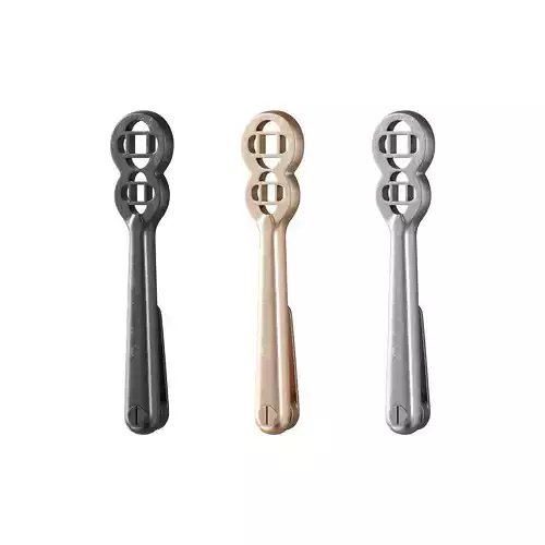 Polished Solid Aluminium Carpet Clip Stair Holder Pair