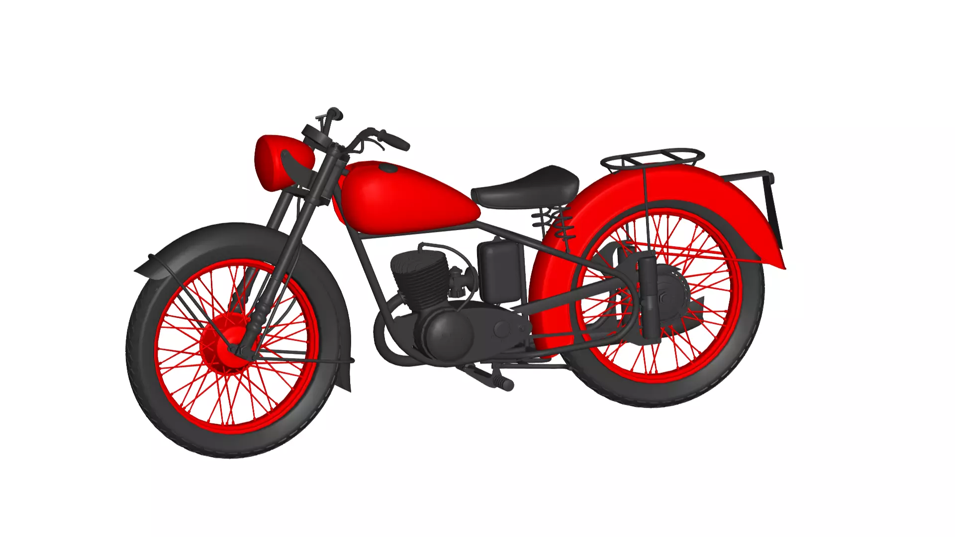 BSA Bantam 3D model