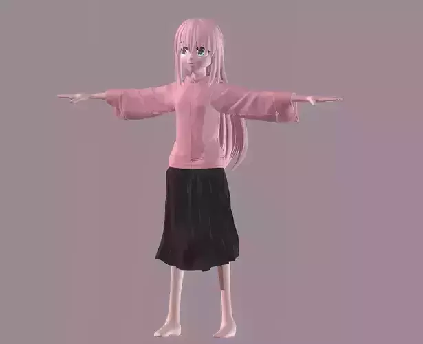 Bocchi Hitori Gotoh Model Bocchi The Rock 3D model