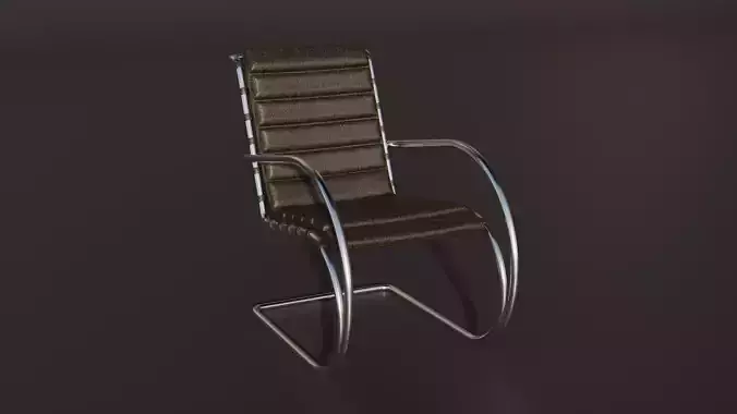 cantilever chair 3D model