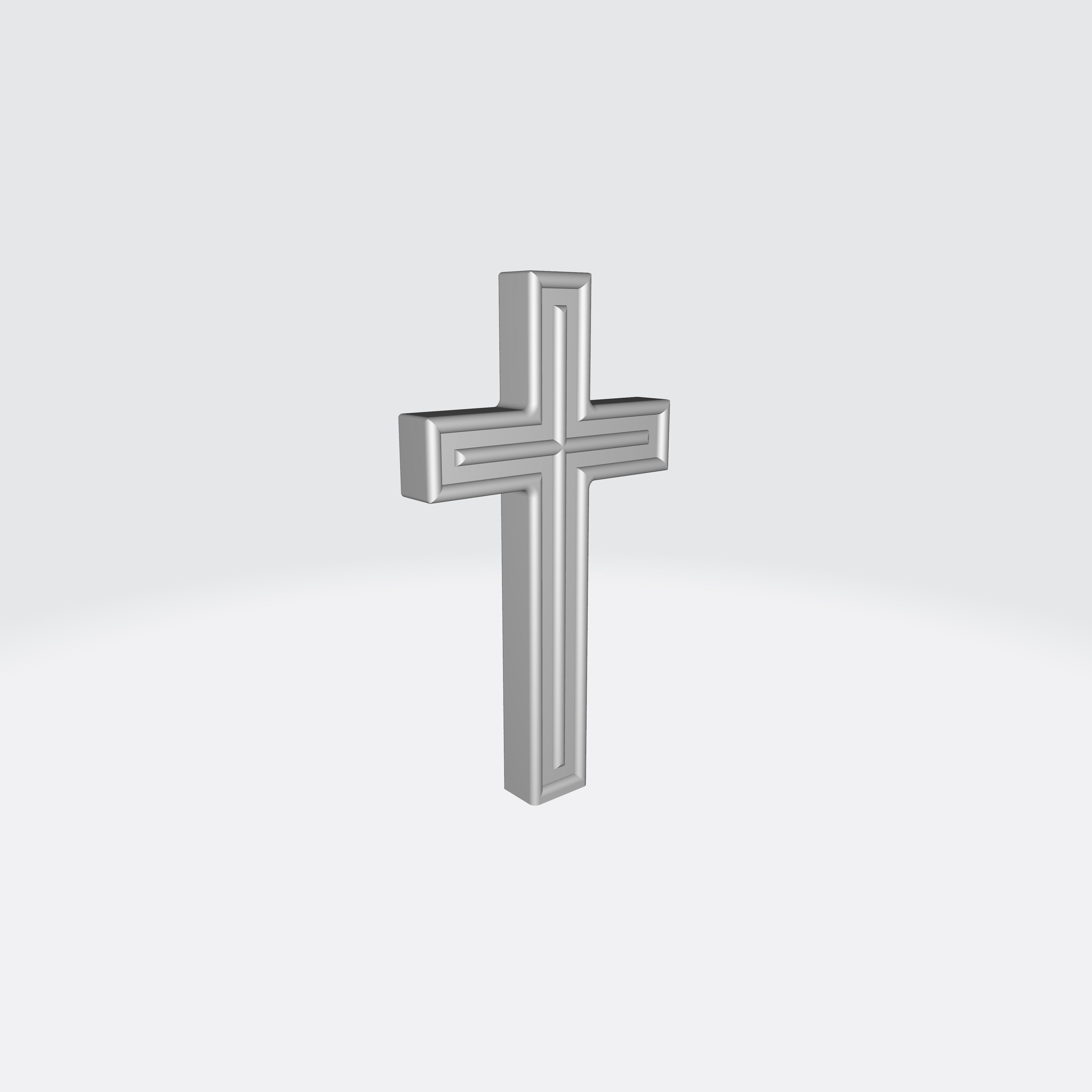 Versatile Cross Model in Multiple Formats - cross 2 3D model_1