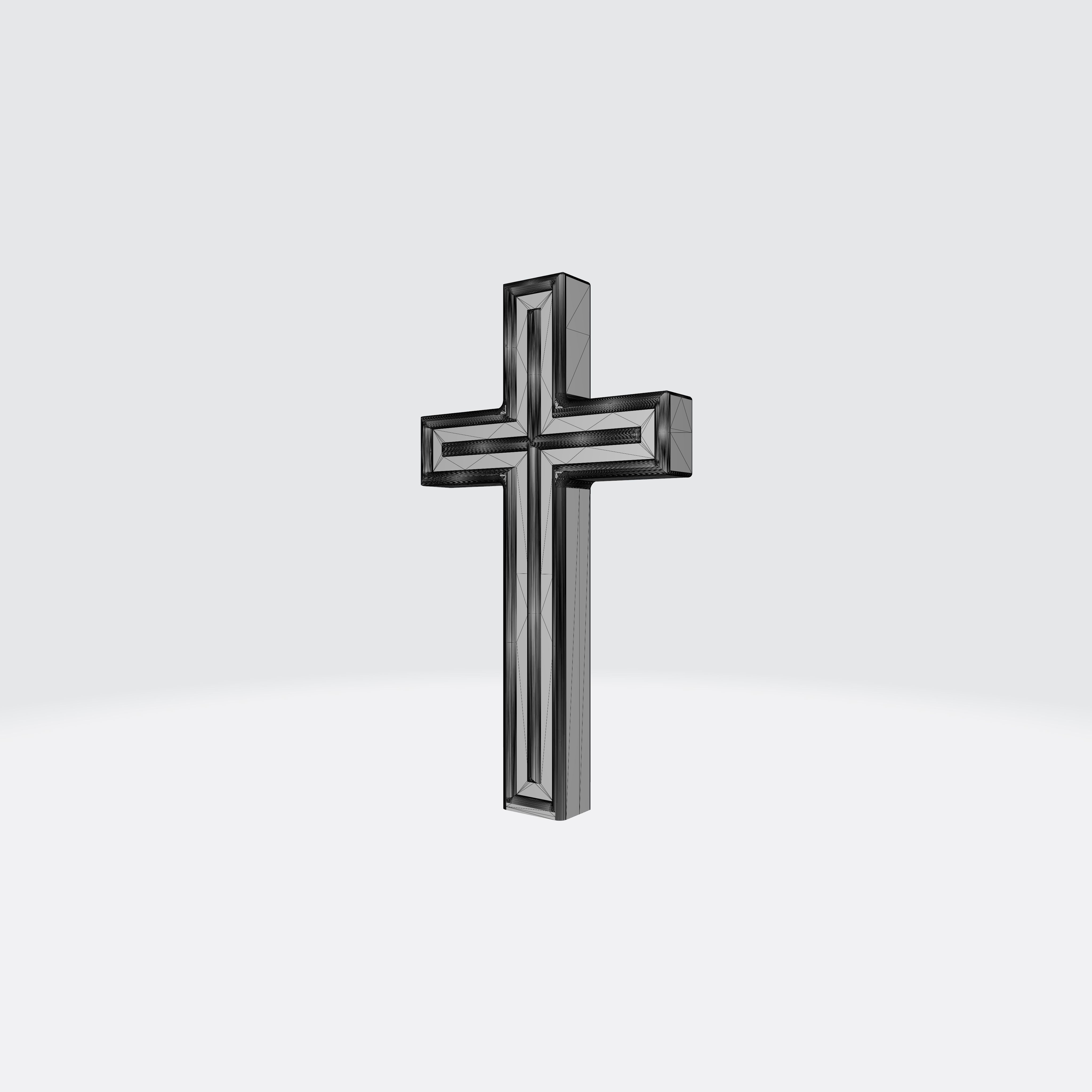 Versatile Cross Model in Multiple Formats - cross 2 3D model_3