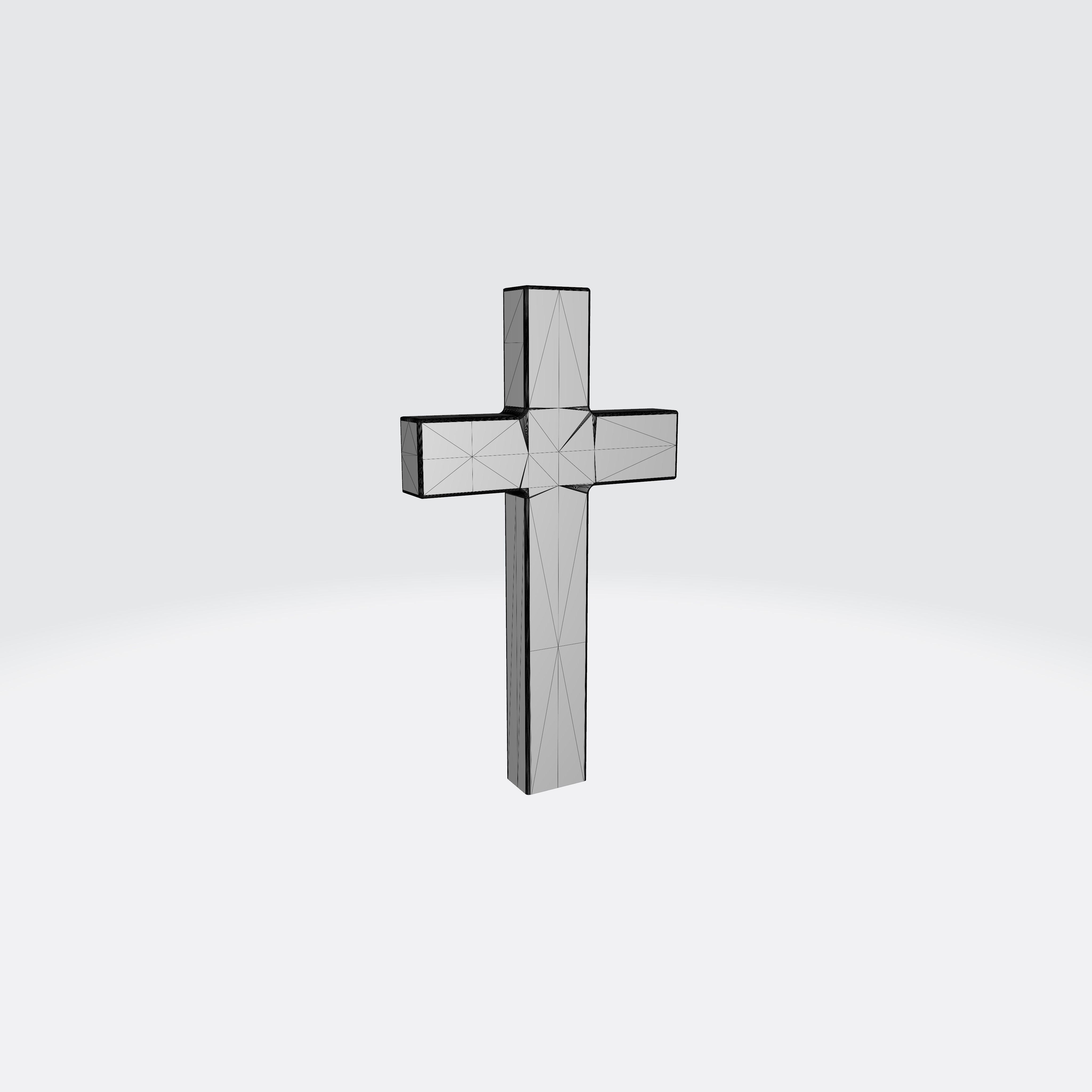 Versatile Cross Model in Multiple Formats - cross 2 3D model_4