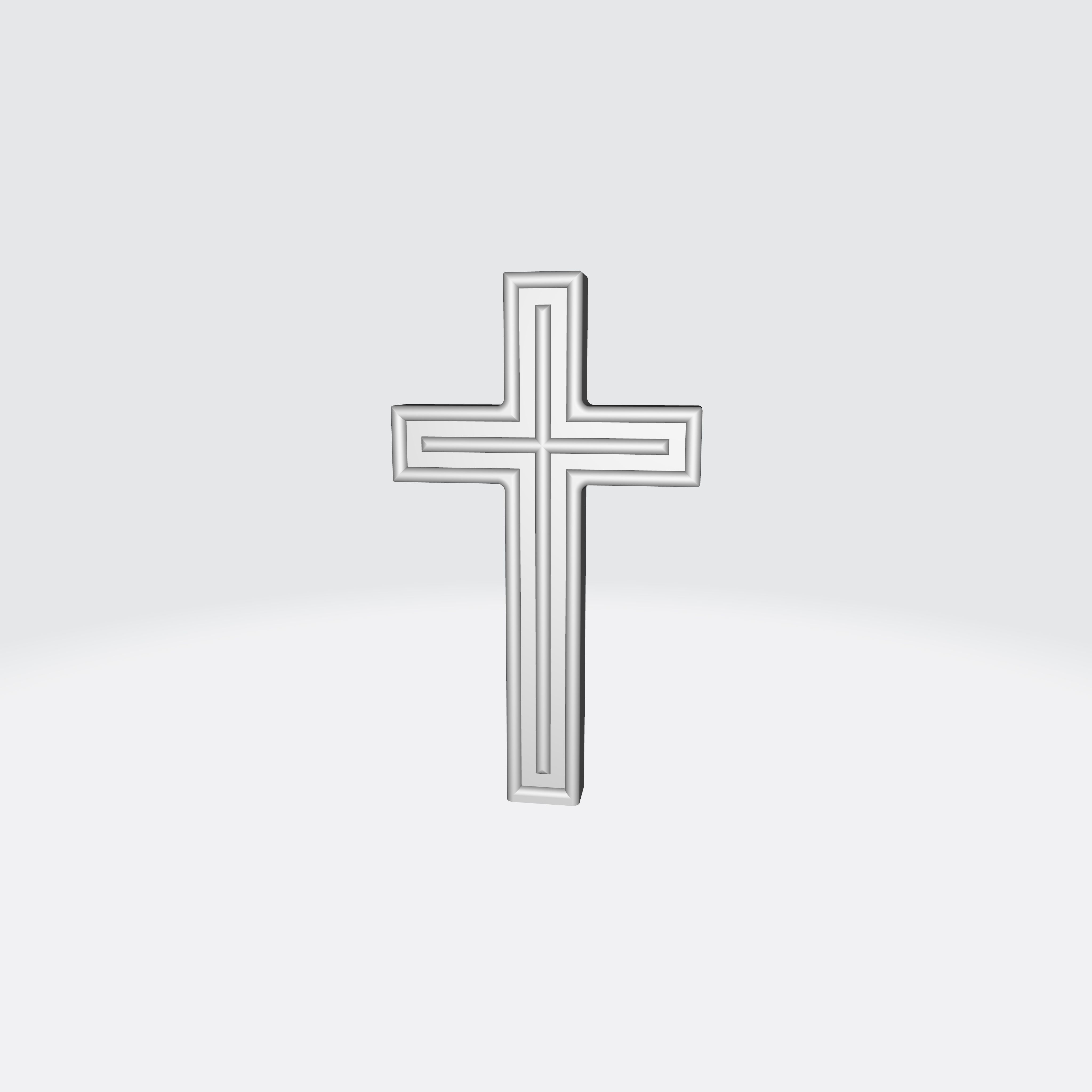 Versatile Cross Model in Multiple Formats - cross 2 3D model_6