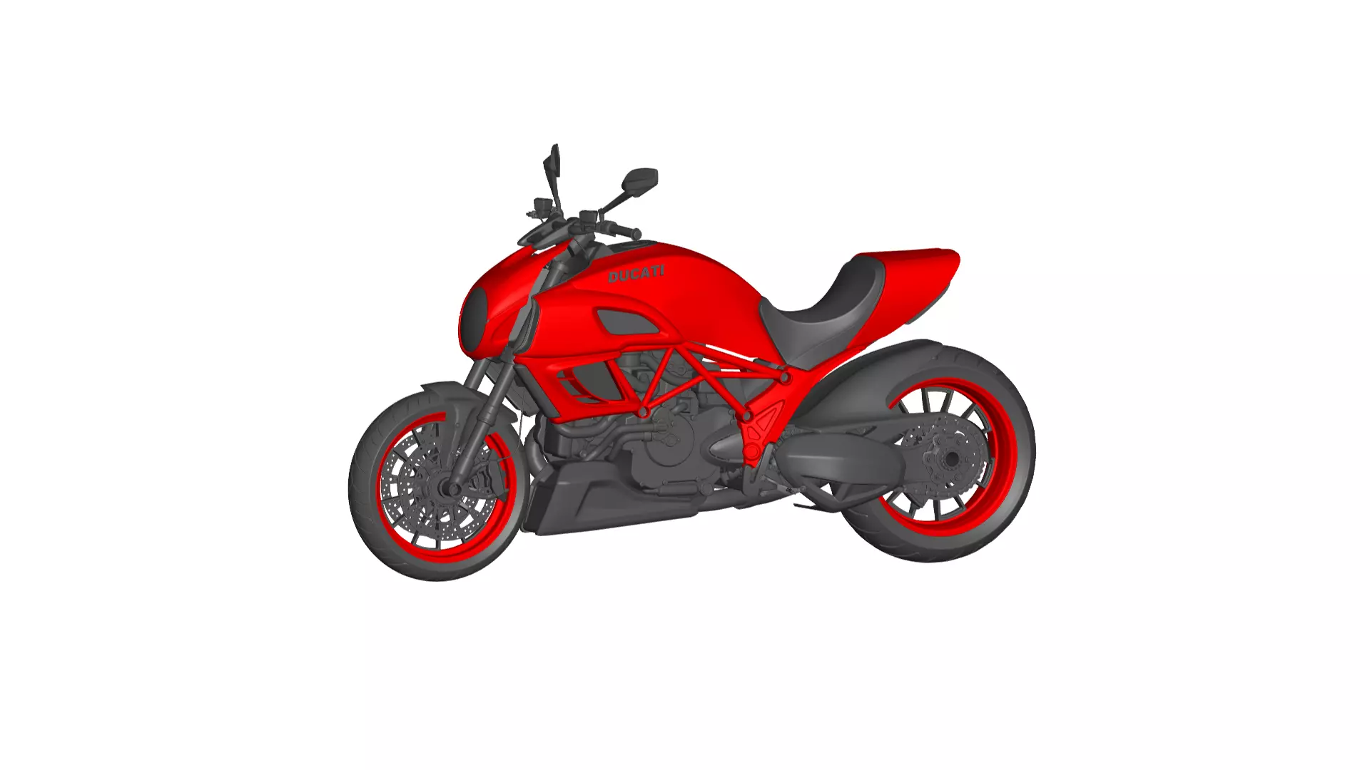 Ducati Diavel 3D model