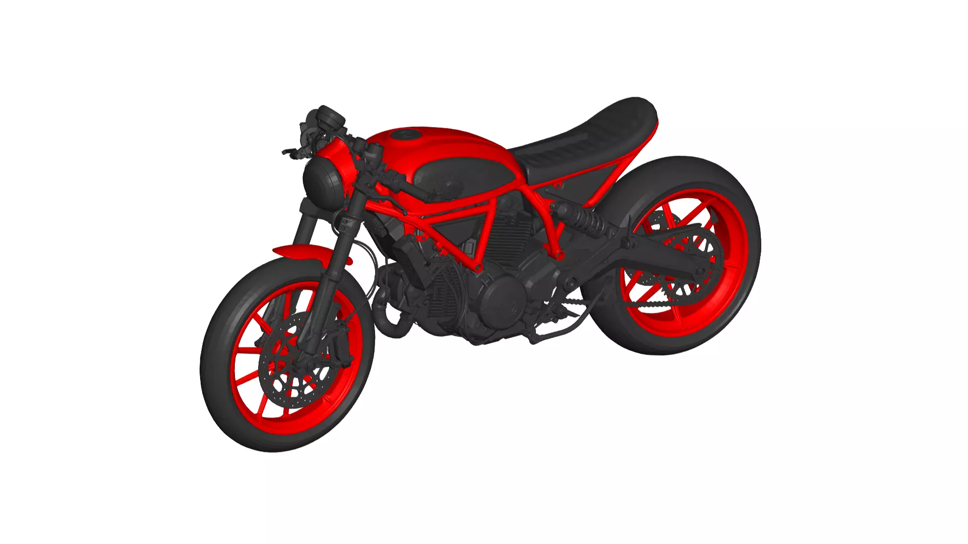 Ducati Scrambler 3D model