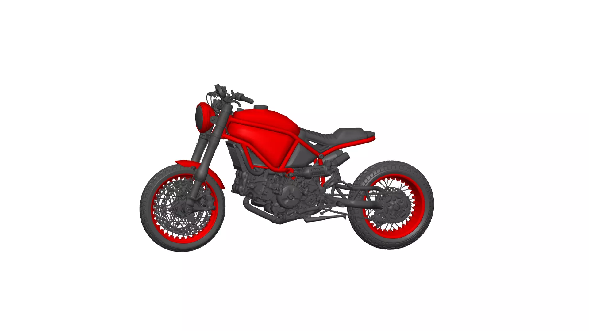 Ducati Scrambler 3D model