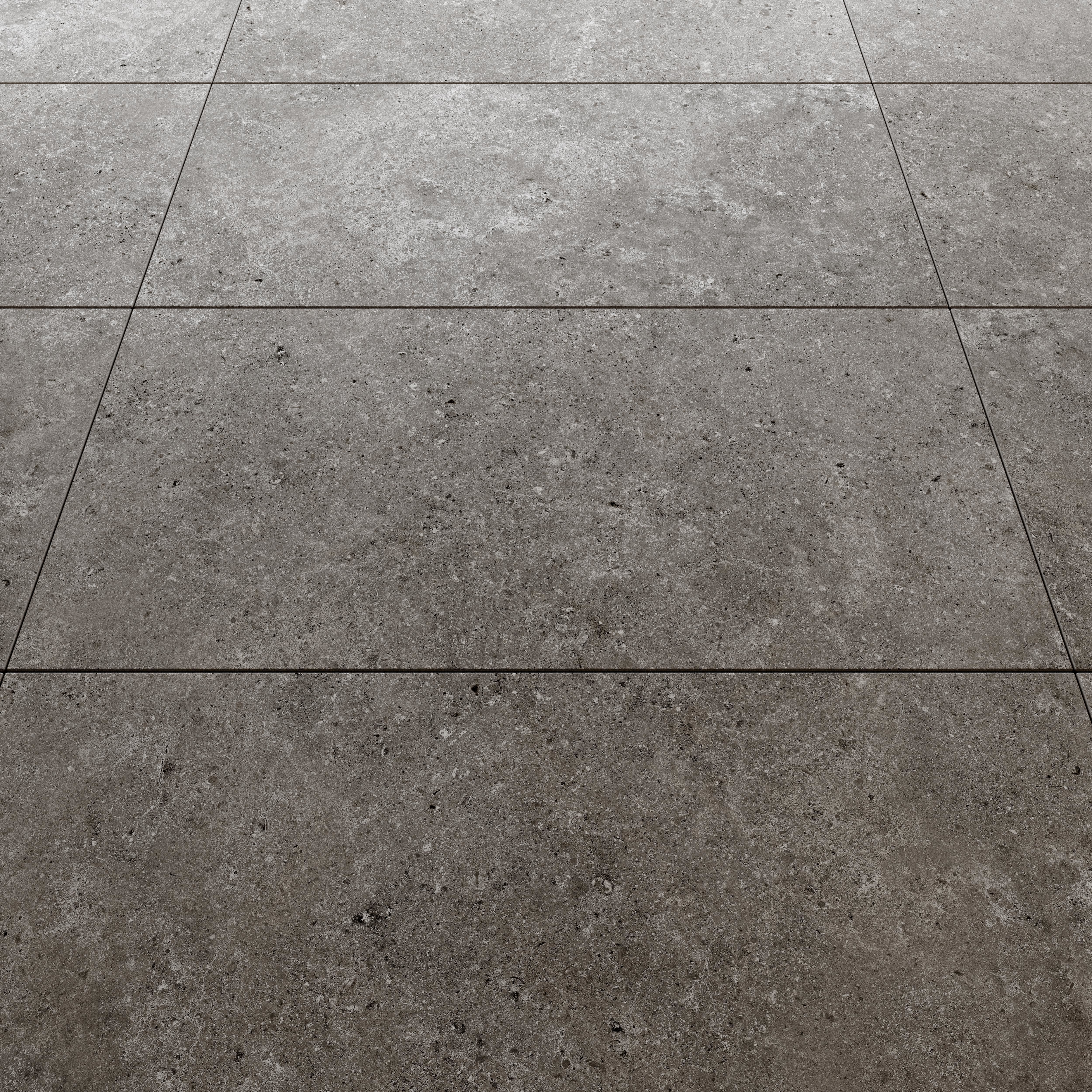 Porcelain tile Stoneland Gray 3D model_1