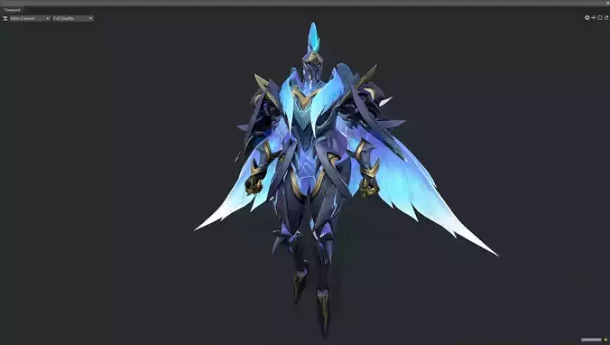 angel Low-poly 3D model