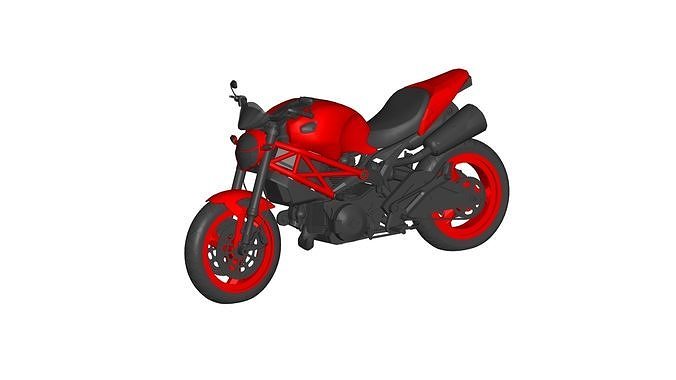 Ducati Monster 3D model