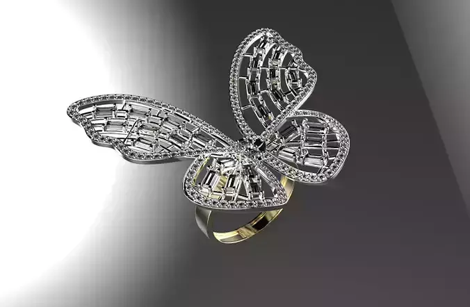 butterfly jewelry ring 102
