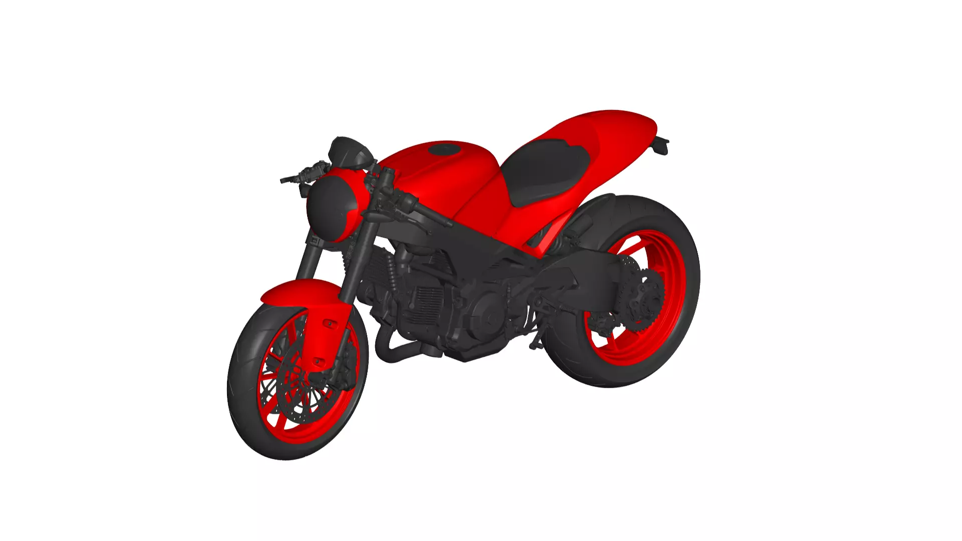 ducati monster  3D model_0