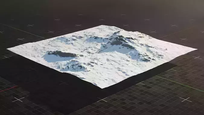 Tundra Mountain Terrain 1