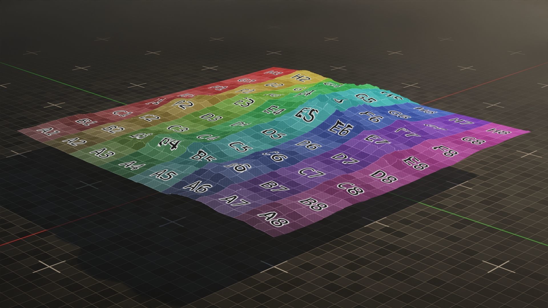 Tundra Mountain Terrain 1 3D model_4