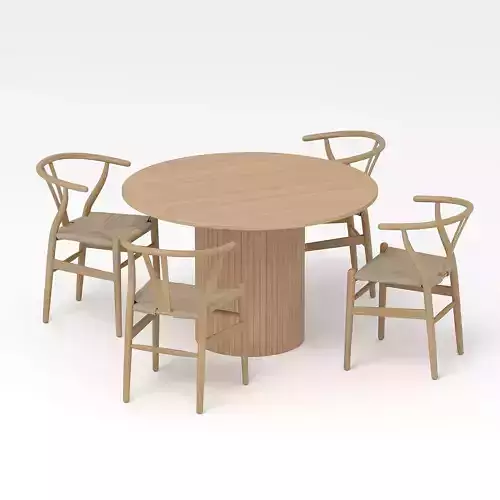 Hill table and Vish chair