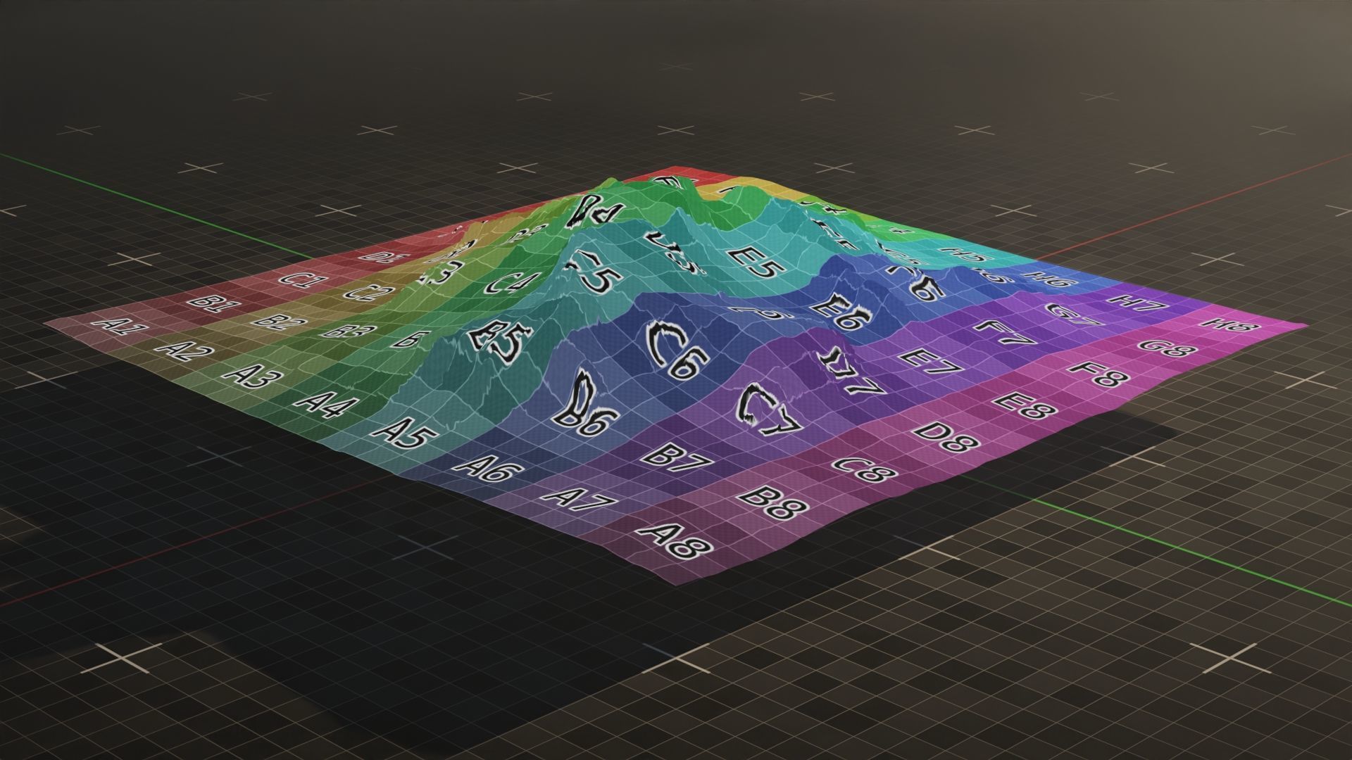 Tundra Mountain Terrain 3 3D model_4