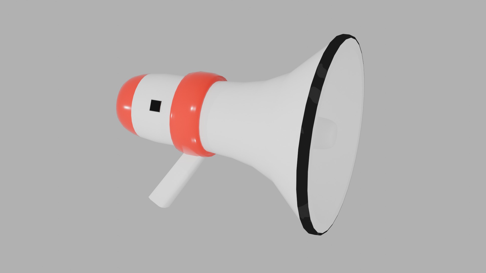 Speaker Low-poly 3D model_1