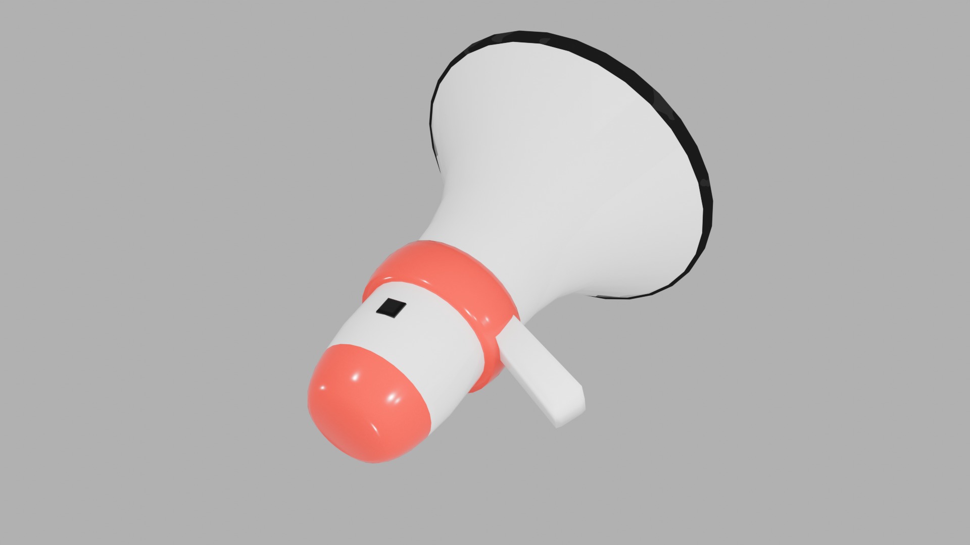 Speaker Low-poly 3D model_2