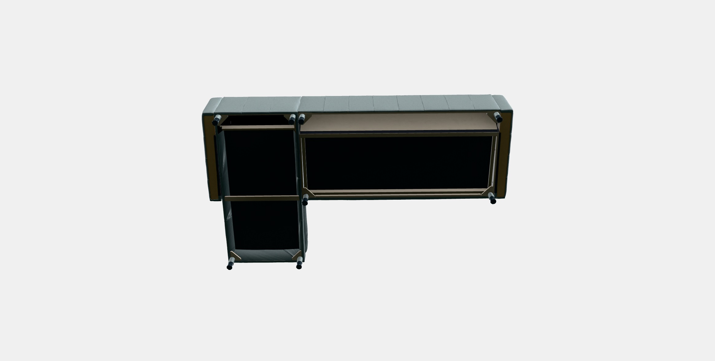 LANDSKRONA 4-seat sofa 3 Low-poly 3D model_5