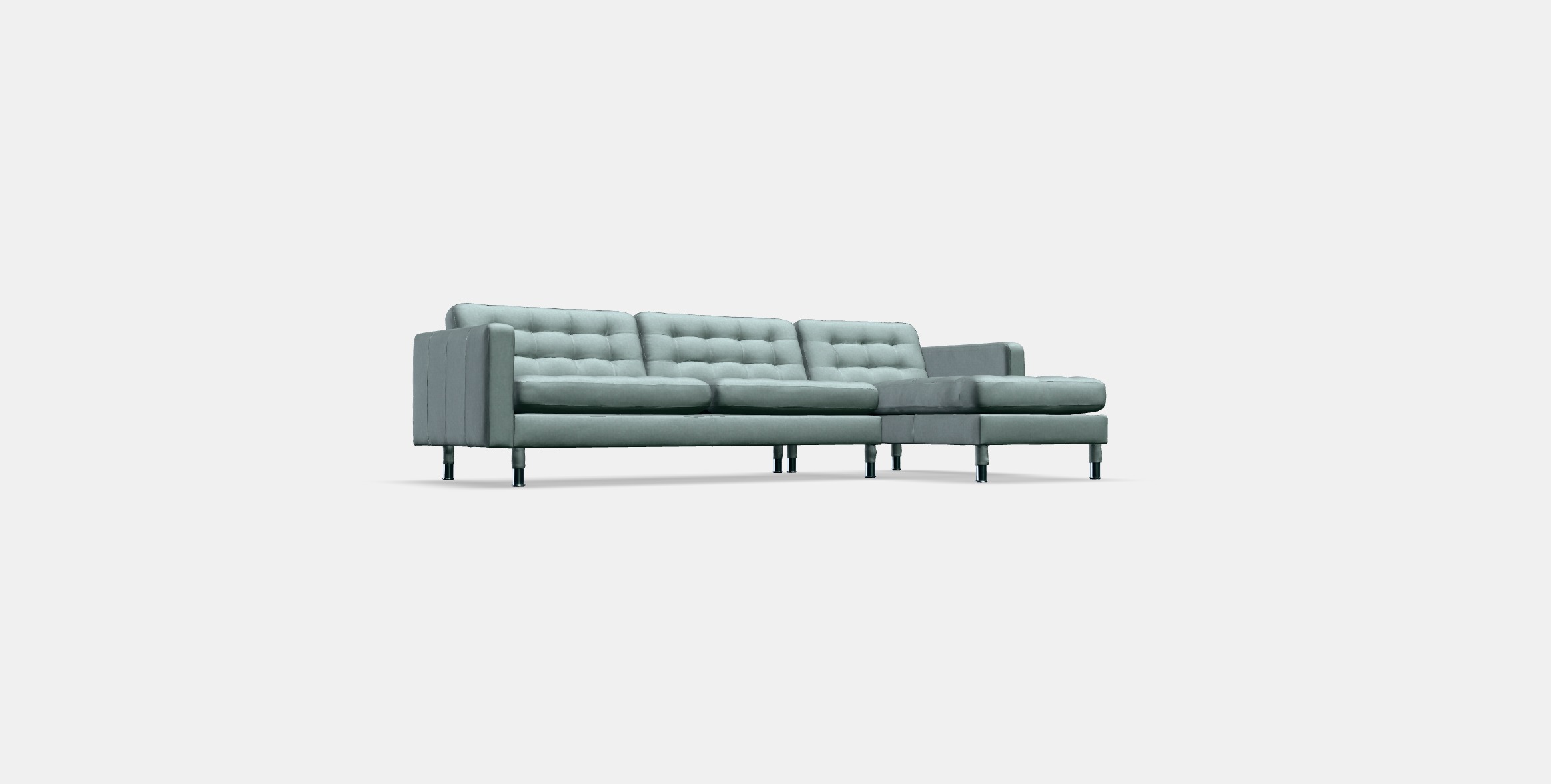 LANDSKRONA 4-seat sofa 3 Low-poly 3D model_3