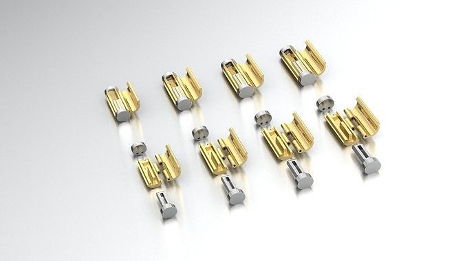 Lockbox Oval for Bracelet or Necklace  Lock Box 4 sizes G-525 3D print model